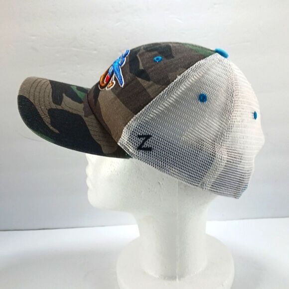 Zephyr Fresno Grizzlies Mascot Parker Camo/Mesh  Hat/Cap Taco Truck Throwdown.. - Picture 9 of 10